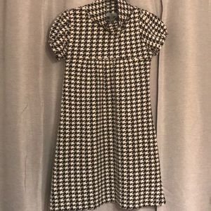 Karlie mock turtleneck dress with short sleeves